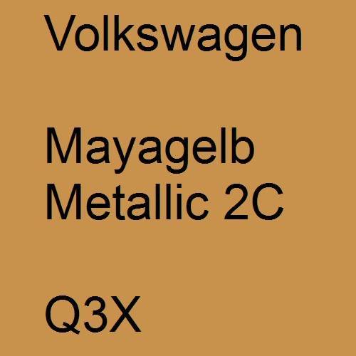 Volkswagen, Mayagelb Metallic 2C, Q3X.